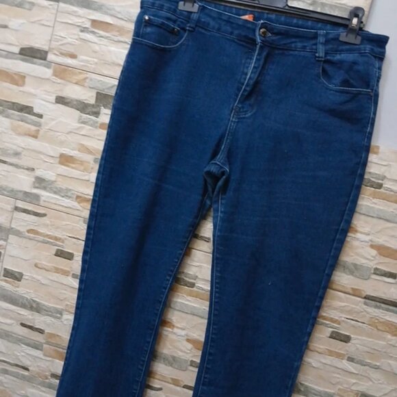 Jeans curvy donna lavaggio scuro taglia 52 - Picture 6 of 7